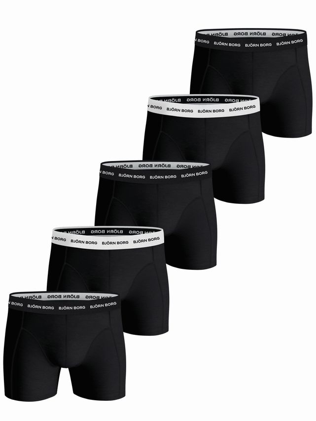 5-pak Boxershorts Noos Solids fra Björn Borg