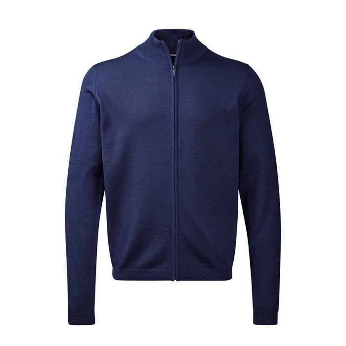 Zip Cardigan i Indigo fra Belika - Udsalg!