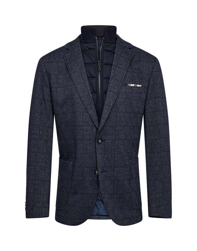 Blazer med Aftagelig Vest - Modern Fit fra Gino Marcello