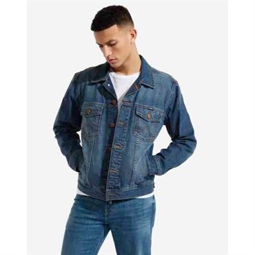 Wrangler Denim Jakke W4481514v – Blå Regular Fit Tilbud!