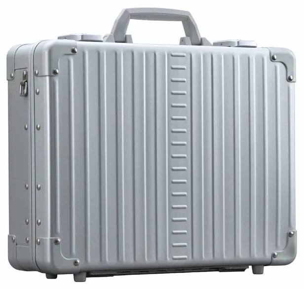 Aleon 15" Aluminium Attaché Mappe i Sølv - Kvalitet og Stil