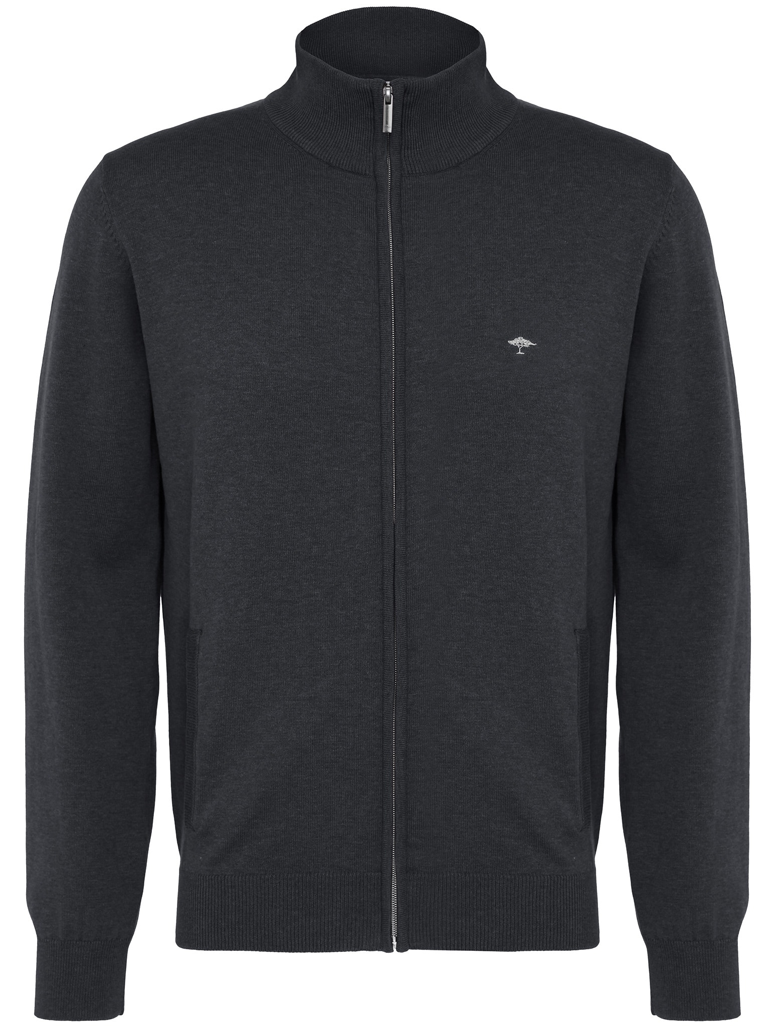 Fynch Hatton Cardigan i Charcoal - Hurtig levering!