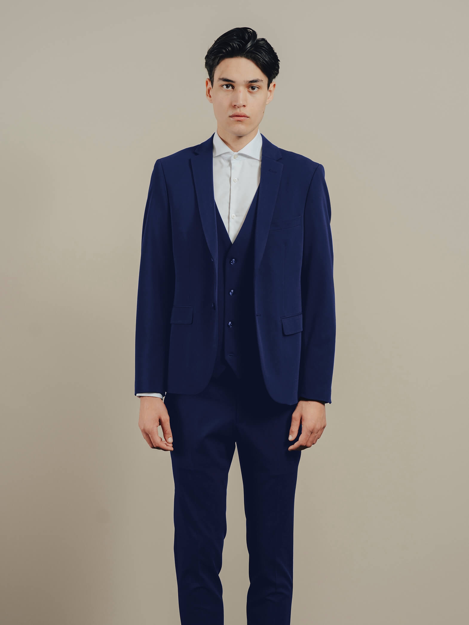 Genius Slim Jakkesæt i Sodalite Blue – Hurtig Levering!