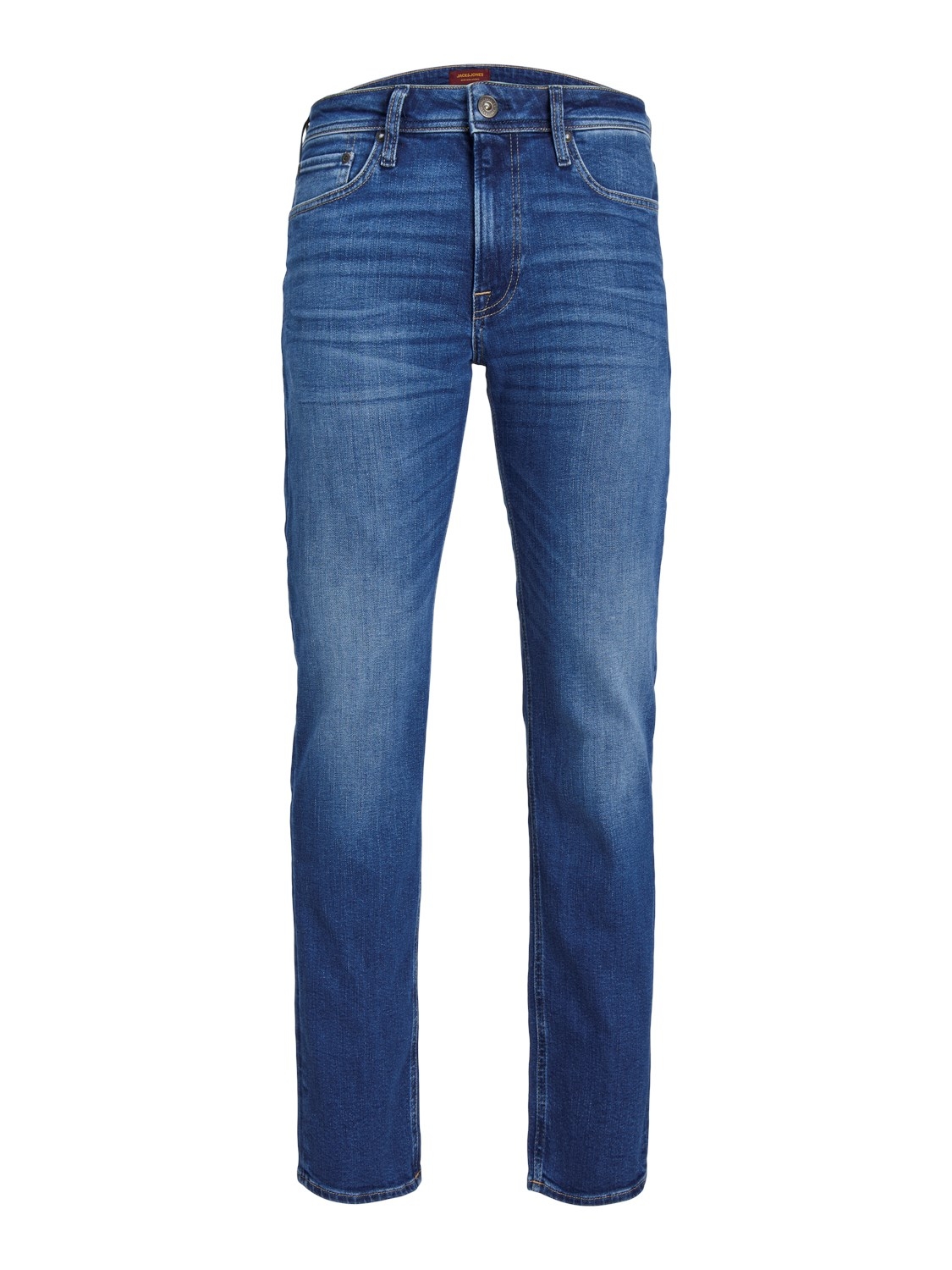Jack & Jones Clark Regular Jeans i Blå Denim