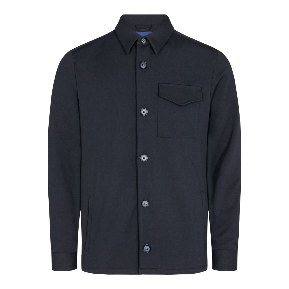 Super Stretch Overshirt fra Sunwill – Navy Blå Must-Have