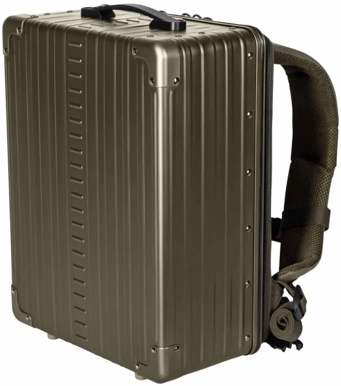 Aleon 17" Aluminum Backpack Bronze 1700100 fra Aleon Travel