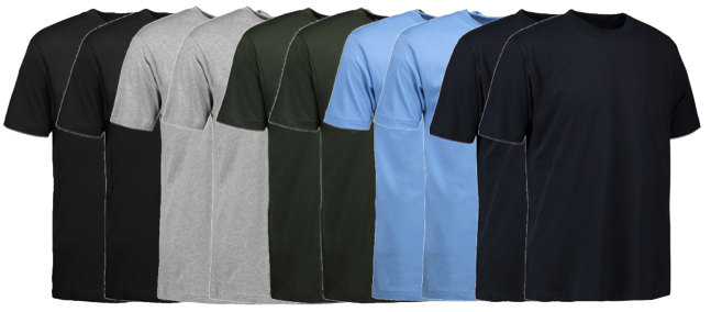 Id Game 10 Pak T-shirts – Stilfulde og Komfortable til Mænd
