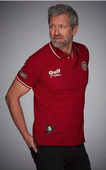 Gulf Racing Vintage Polo – Original Merchandise til mænd