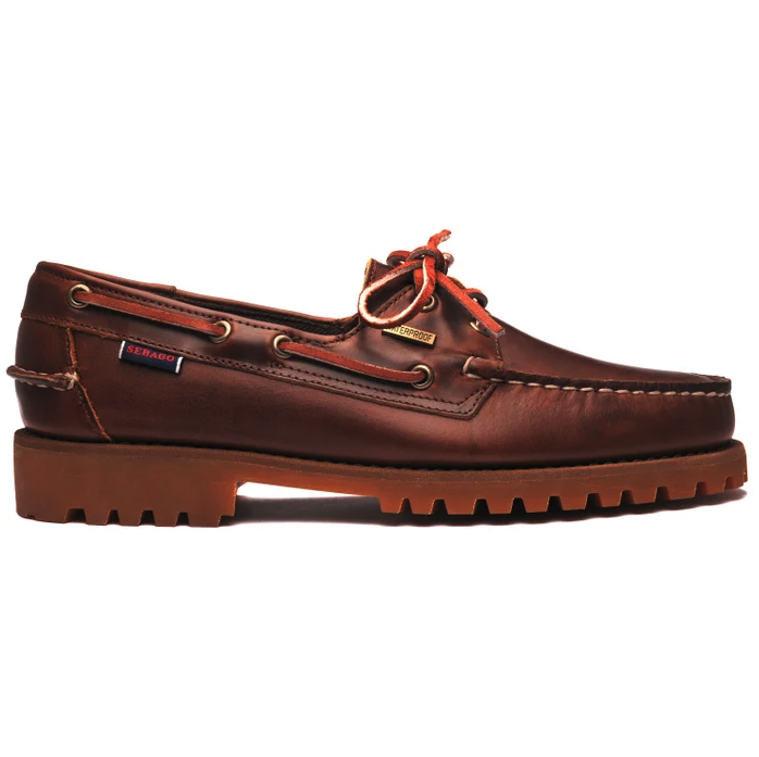 Sebago Ranger Waxy Vandtætte Sejlersko i Brun - Tidsløst Design