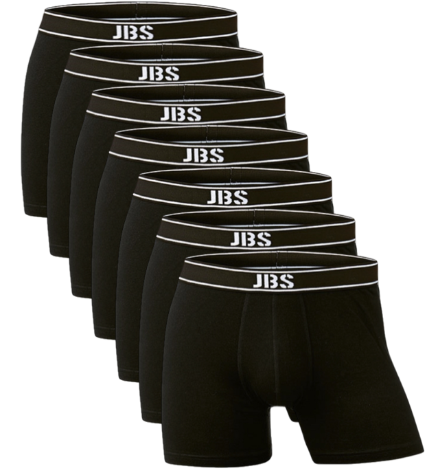 7-pak store strømpebukser fra JBS - Sort kvalitet