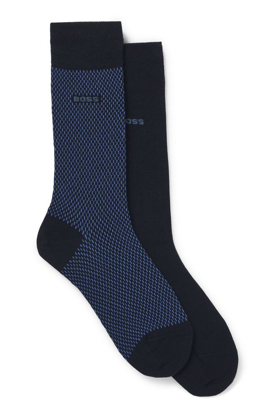 2-pak Boss Black Minipattern Cc 10248189 på tilbud