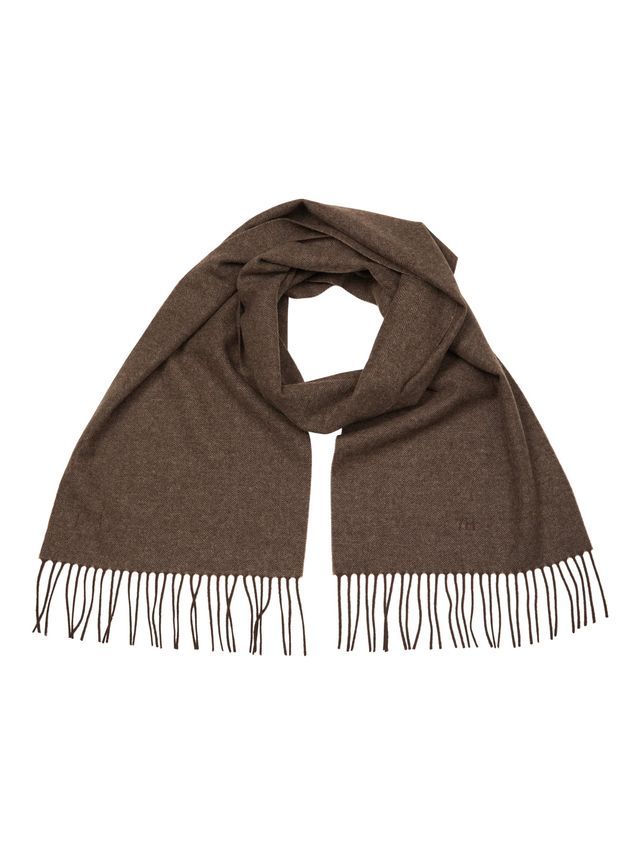 Slhtope Uld Herringbone Tørklæde B - Fantastisk Tilbud!