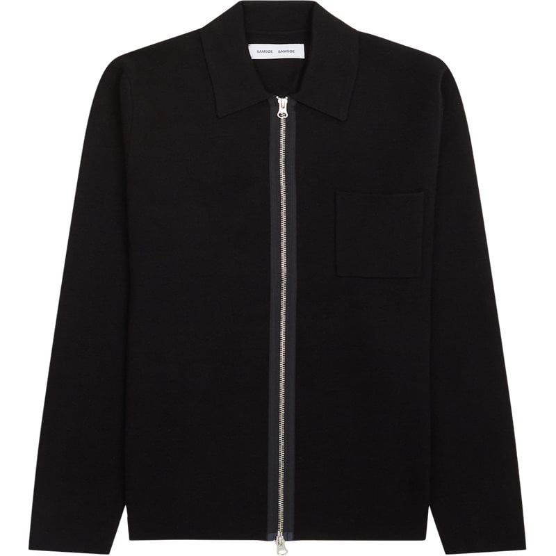 Guna Zip Cardigan fra Samsøe - Blød og Elegant Strik