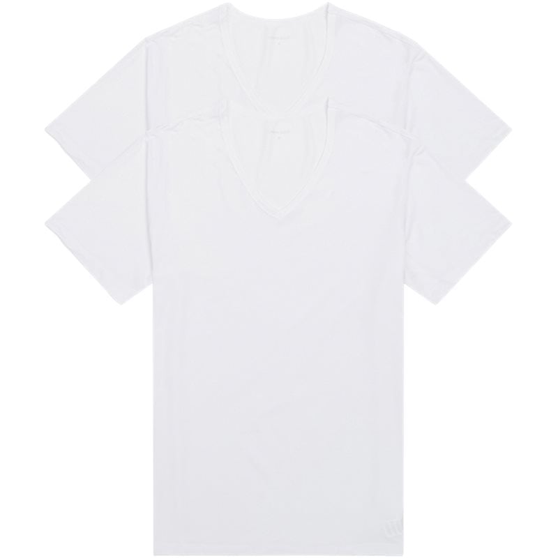 2-Pak V-Hals T-Shirts i Bambus fra Urban Quest