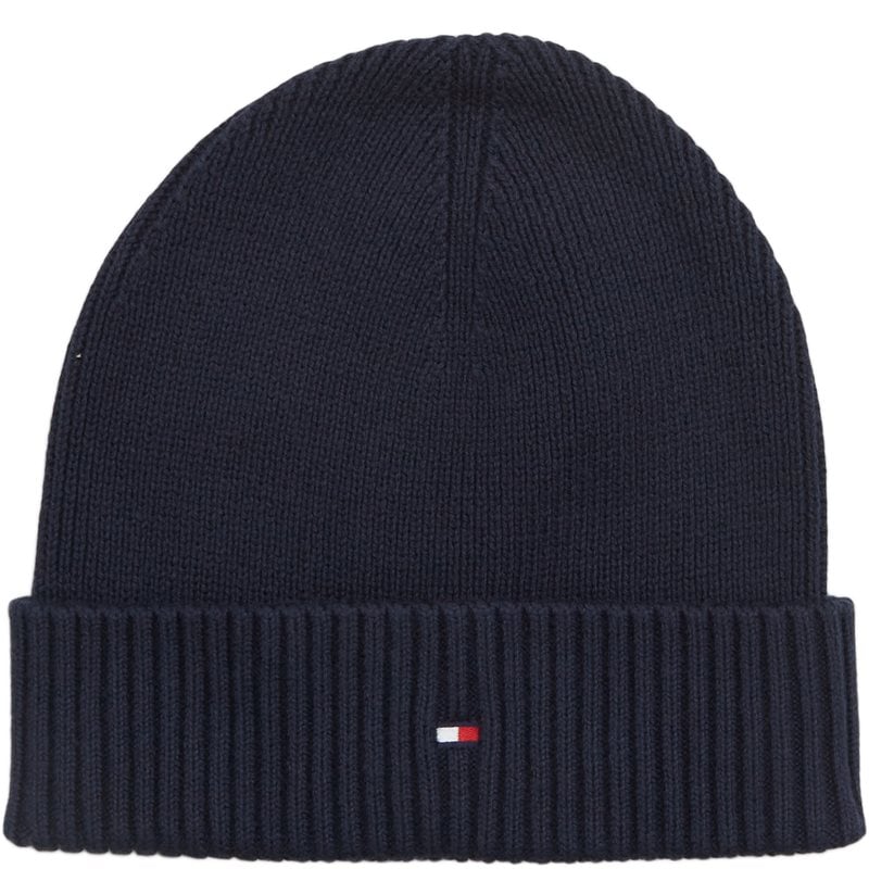 Tommy Hilfiger Pima Cotton Beanie - Stilfuld og varm