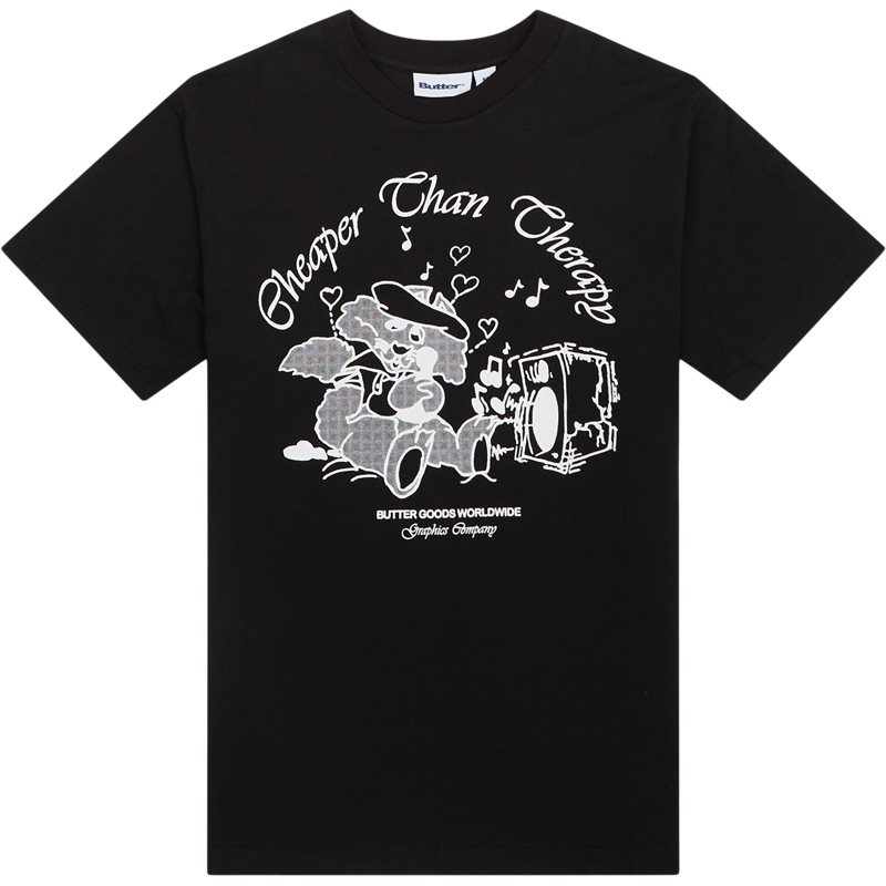Karaoke T-shirt i Sort fra Butter Goods - Fantastisk Tilbud!