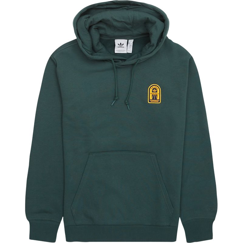 Adidas Originals GRFX Hoodie i Grøn - Stilfuld Komfort