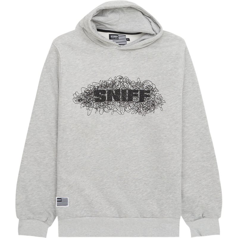 Belagio Hoodie Grey Melange fra Sniff