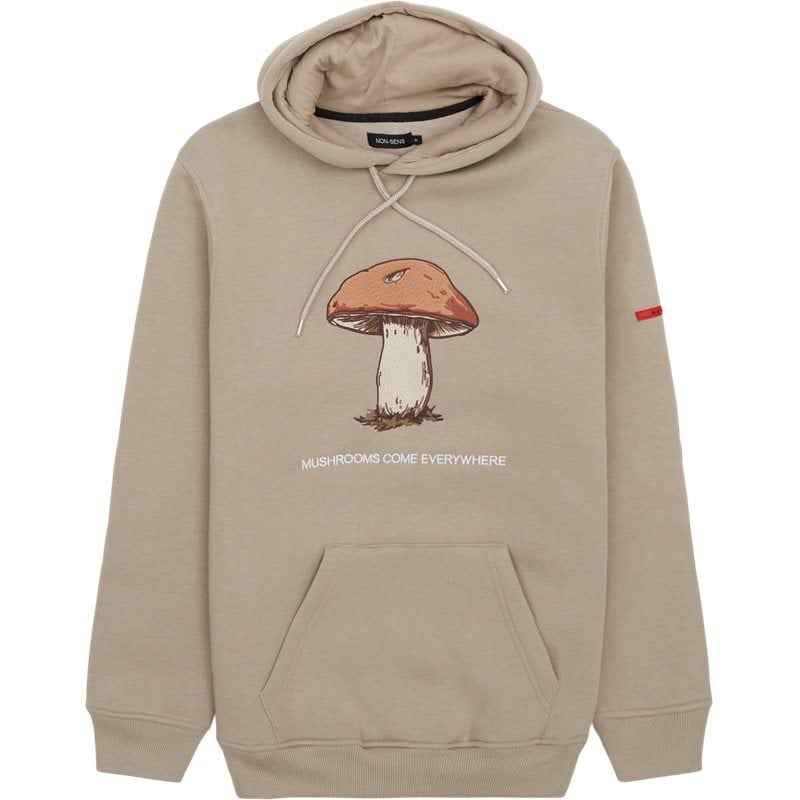 Non Sens Bob Hoodie i Sand - Komfortabel og Stilfuld