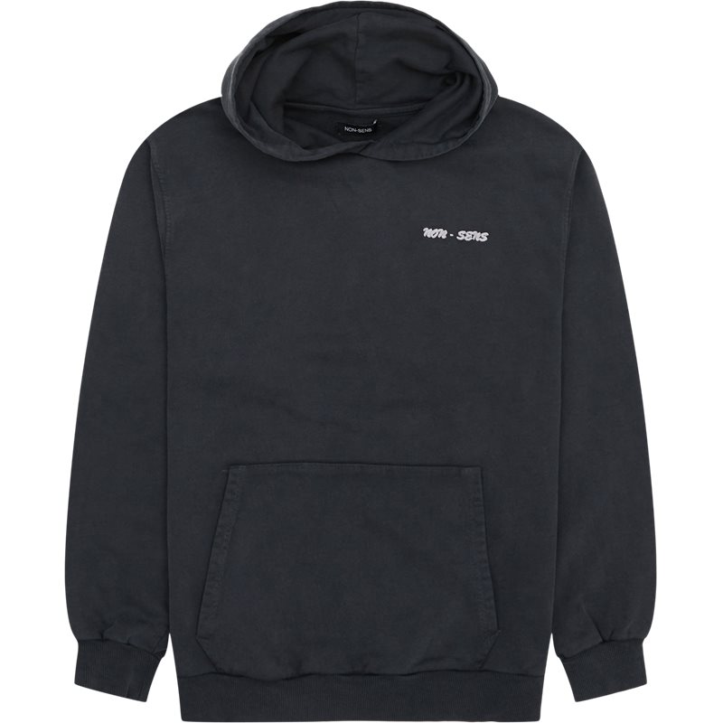 Non Sens Maryland Hoodie i Antrasit - Stilfuld Hverdagslook