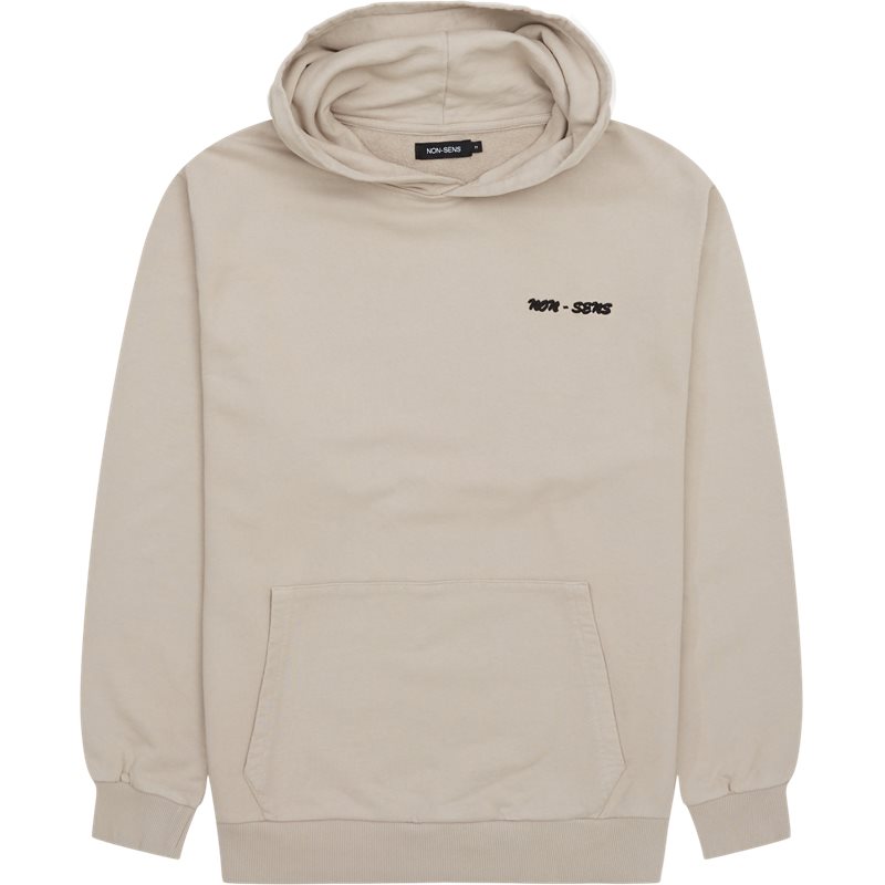 Non Sens Maryland Hoodie Dark Sand fra Non-sens