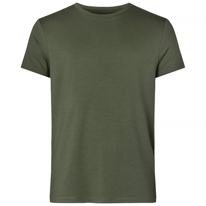 Bamboo R Neck T-shirt i økologisk bomuld - Blød komfort