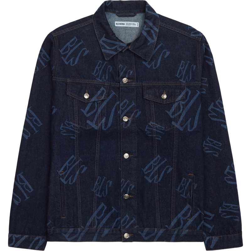 Laser Denim Jacket 20250360 Jakker Denim fra Bls