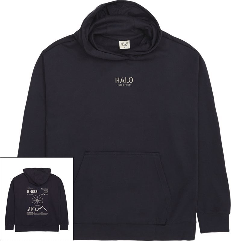 Graphic Hood 227368 Sweatshirts Deep Well fra Halo