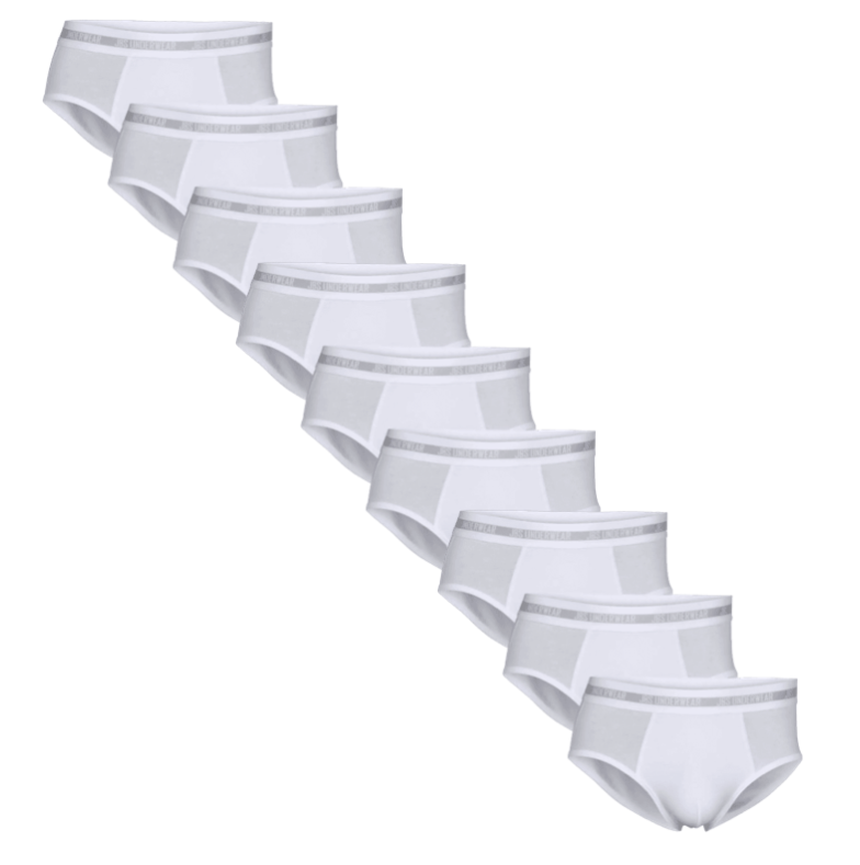 Jbs 9 Pack Bambus Trusse Hvid Small fra Jbs Outlet