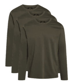 3 Pak Langærmet T Shirt Thor Organic 2x Large fra Mads Nørgaard