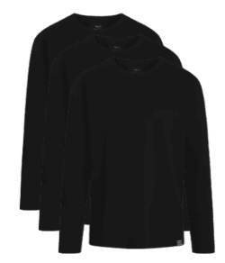 3 Pak Langærmet T Shirt Thor Organic 4x Large fra Mads Nørgaard