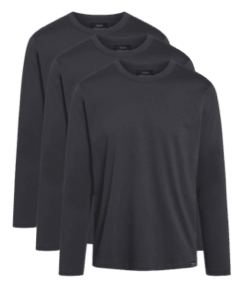 3 Pak Langærmet T Shirt Thor Organic 4x Large fra Mads Nørgaard