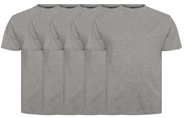56°4 5 Pack T Shirt 99010 0050 X Large fra North