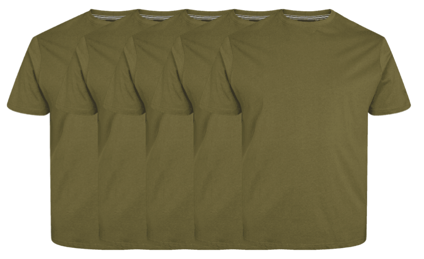 56°4 5 Pack T Shirt 99010 0660 5x Large fra North