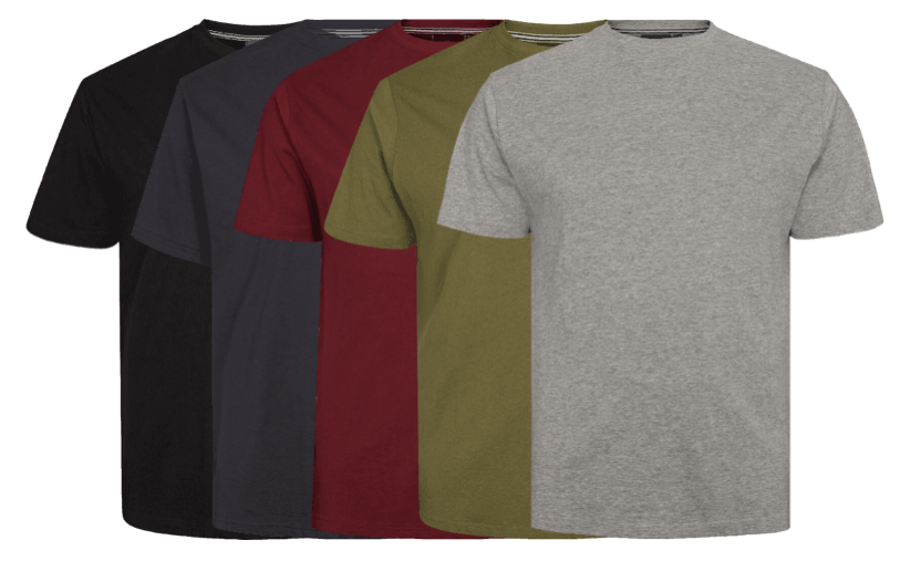 56°4 5 Pack T Shirt 99010 Mix  5x Large fra North