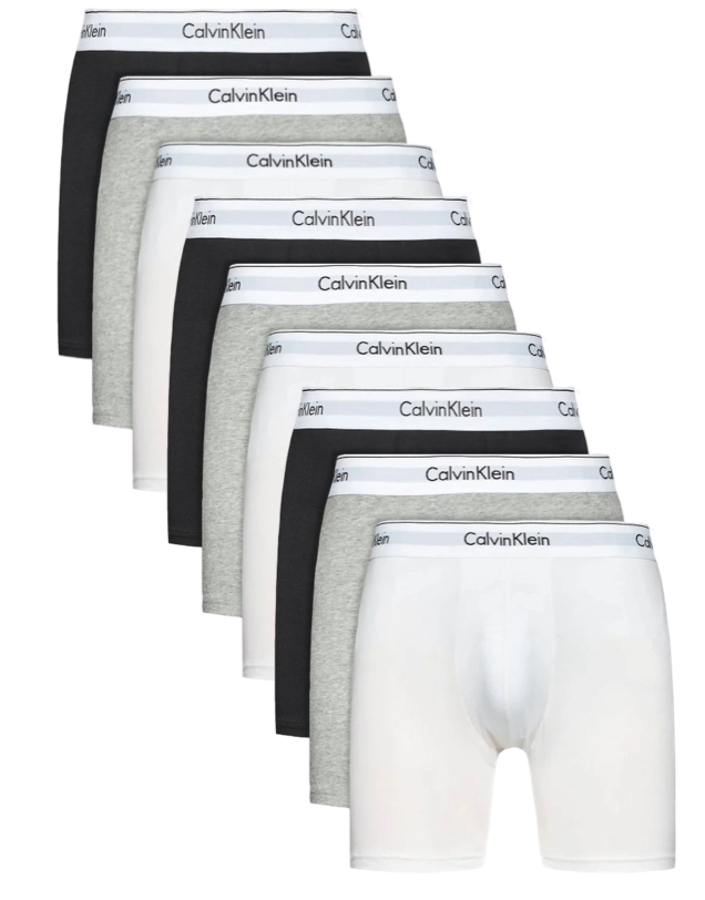 9 Pack Boxer Briefs Small fra Calvin Klein