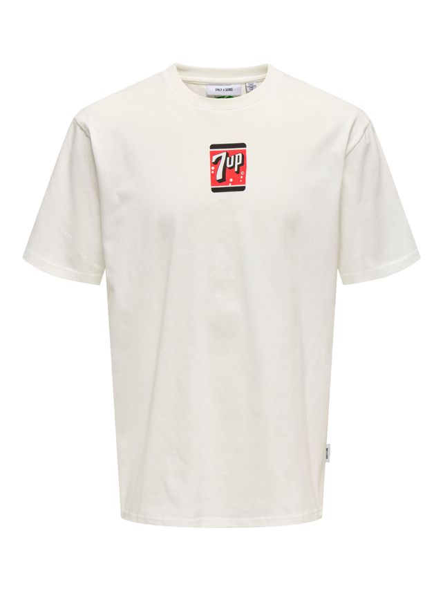 Ons7up Rlx Ss Tee fra Only & Sons