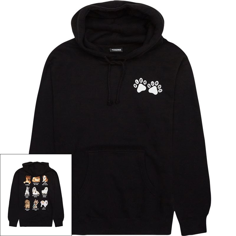 Puppies Hoodie Black fra Pleasures Now