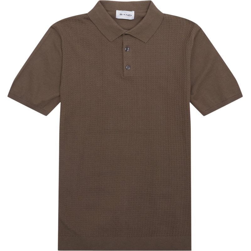 5445 Retro Polo T Shirts fra Sand