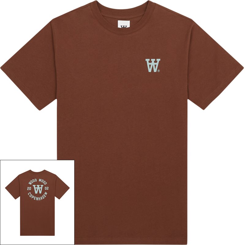 Asa Sael 30250073 T Shirts Brun fra Wood Wood
