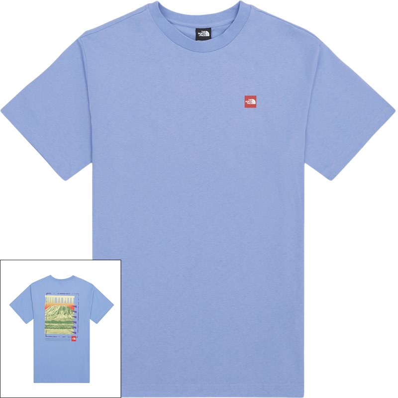 Axy Oz S S Tee T Shirts Blå fra The North Face