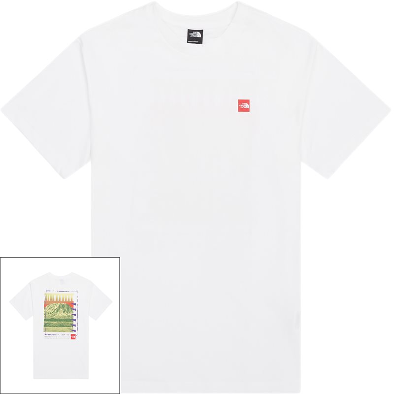Axy Oz S S Tee T Shirts Hvid fra The North Face