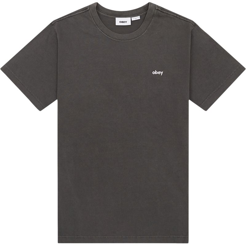 Lowercase Pigment Tee 131080353 T Shirts Grå fra Obey