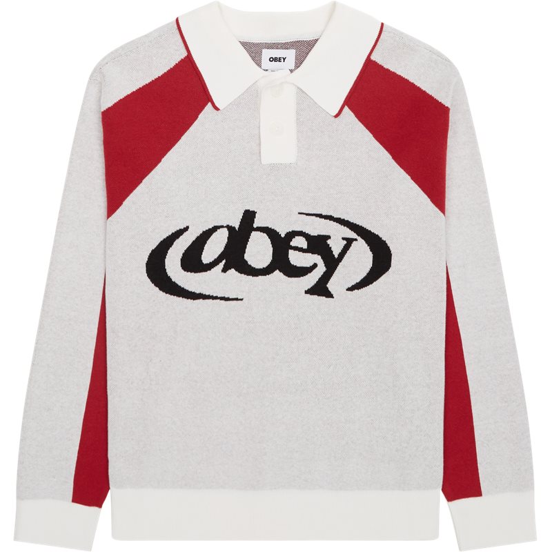 Soccer Polo 151000100 Sweatshirts Hvid fra Obey