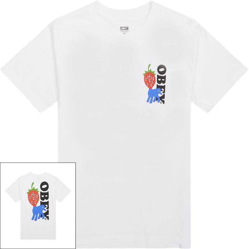 Strawberry Tee Hvid fra Obey