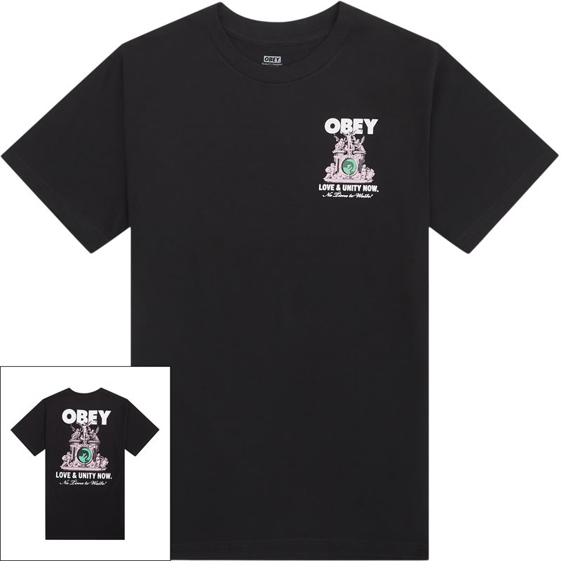 Love & Unity Now Tee Sort fra Obey