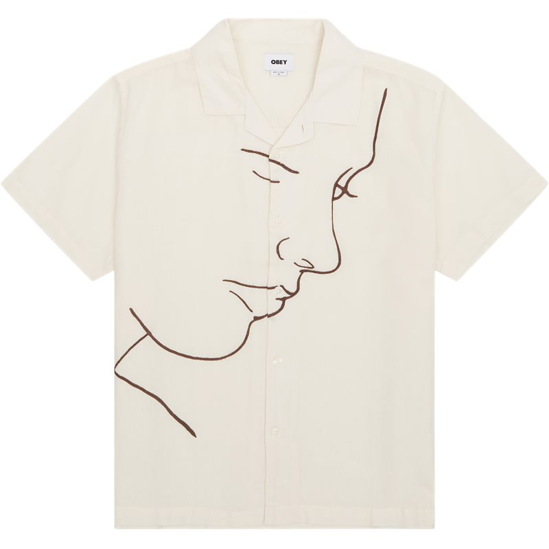 Frances Woven Skjorte Sand fra Obey