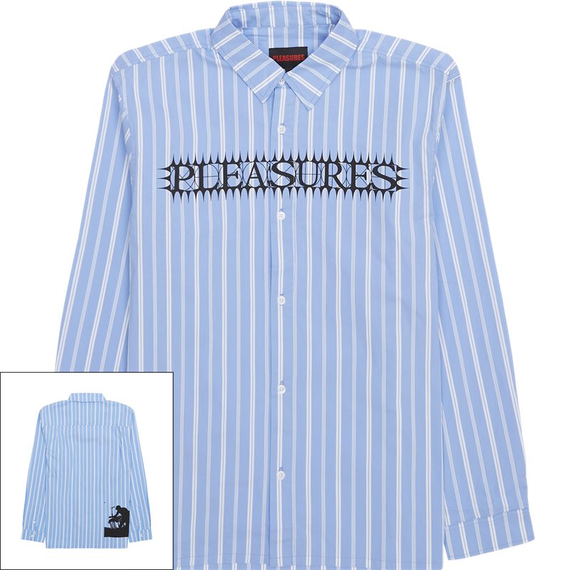 Fetch Button Shirt Blue fra Pleasures Now