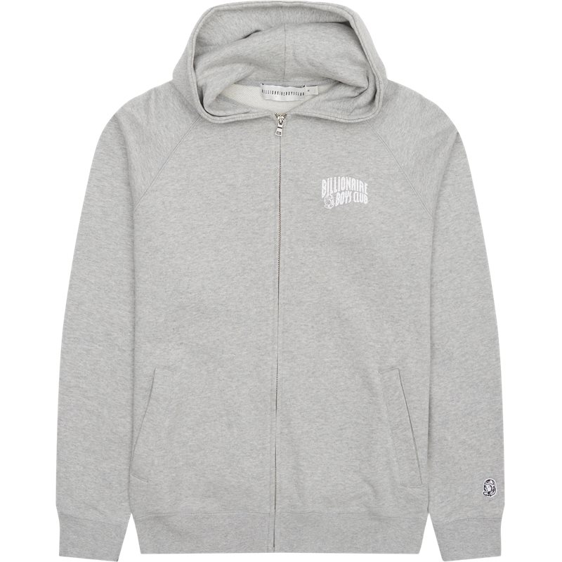 Bc006 Small Arch Logo Zip  Sweatshirts Grå fra Billionaire Boys Club