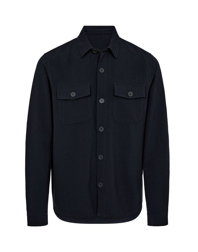 Overshirt Solid fra Gino Marcello